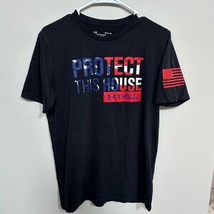Under Armour “Protect this House” Patriotic Small T Shirt